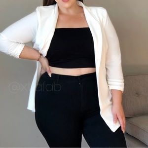 White blazer